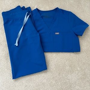 FIGS XS Royal Blue Set